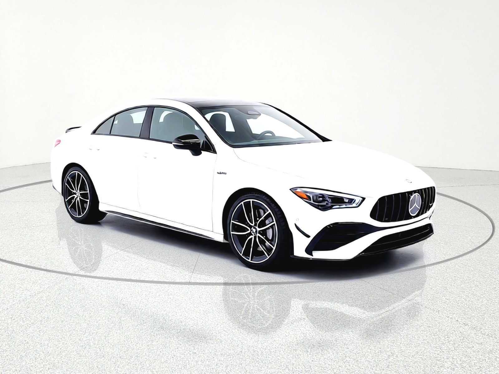 Certified Used 2025 Polar White Mercedes-Benz AMG® CLA 35 4MATIC Coupe image 8