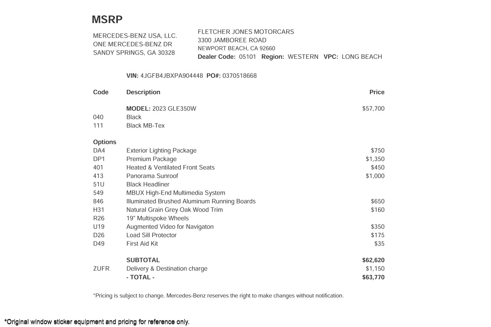 Certified Used 2023 Black Mercedes-Benz GLE 350 SUV image 4