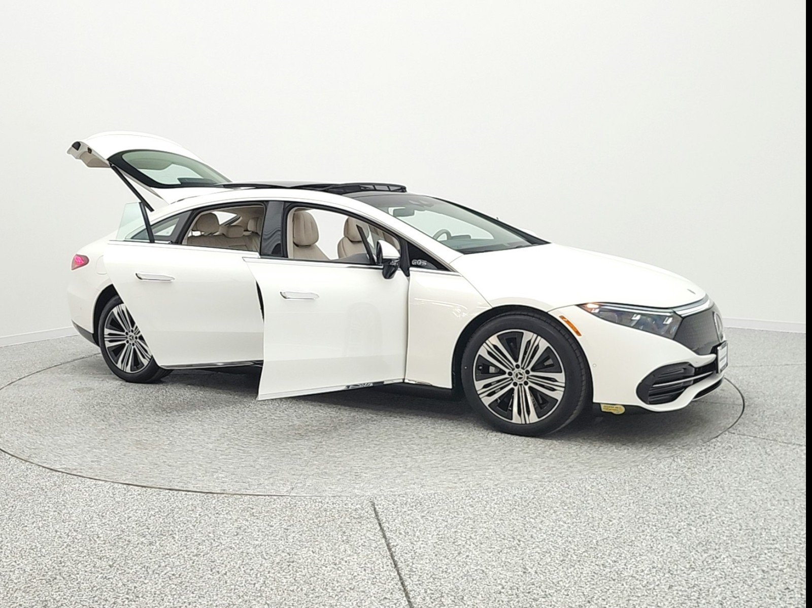 Certified Used 2022 Polar White Mercedes-Benz EQS 450+ Sedan image 18