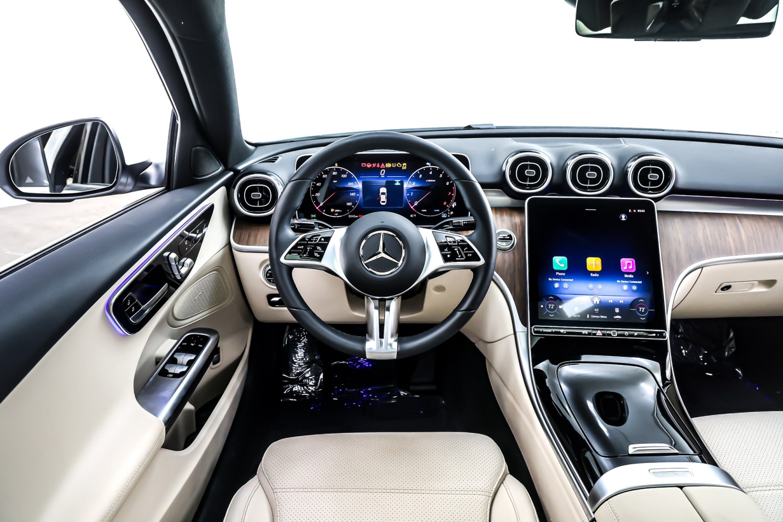 Certified Used 2025 Polar White Mercedes-Benz C 300 Sedan image 7