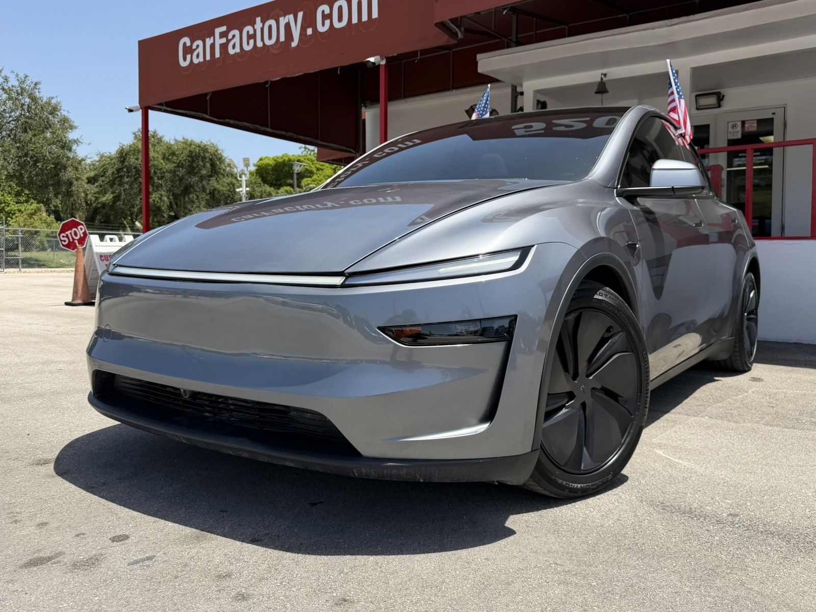 Gray (Stealth Grey) 2026 Tesla Model Y SUV / Crossover All-Wheel Drive Automatic