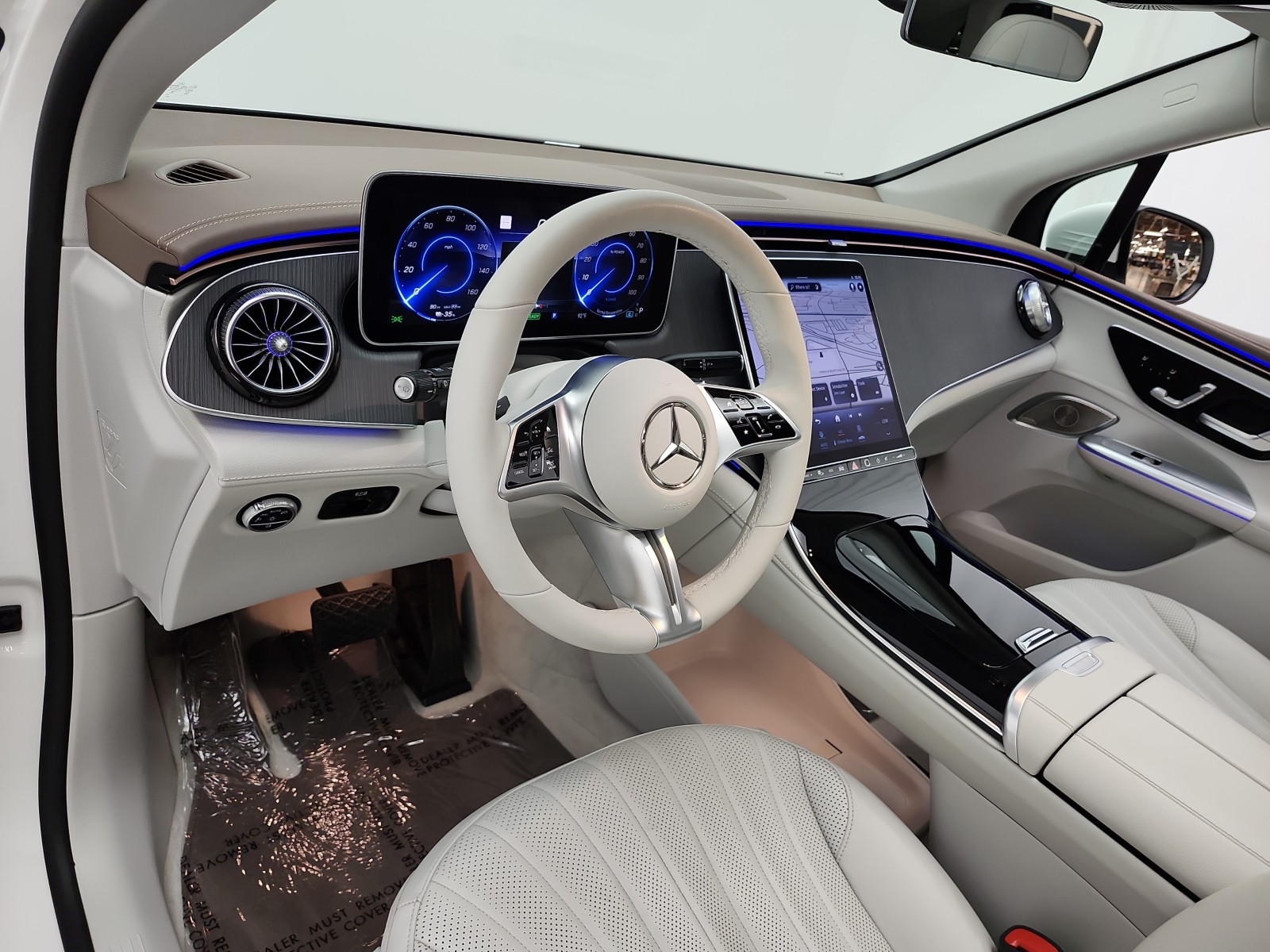 Certified Used 2023 Polar White Mercedes-Benz EQE 350+ SUV image 9