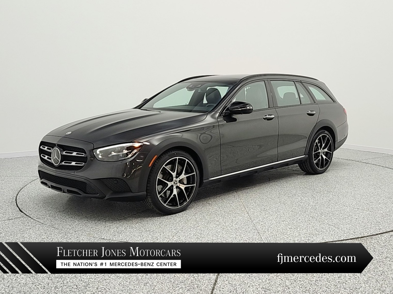 Gray (Graphite Grey Metallic) 2023 Mercedes-Benz E-Class All-Terrain E 450 4MATIC Wagon All-Wheel Drive Automatic
