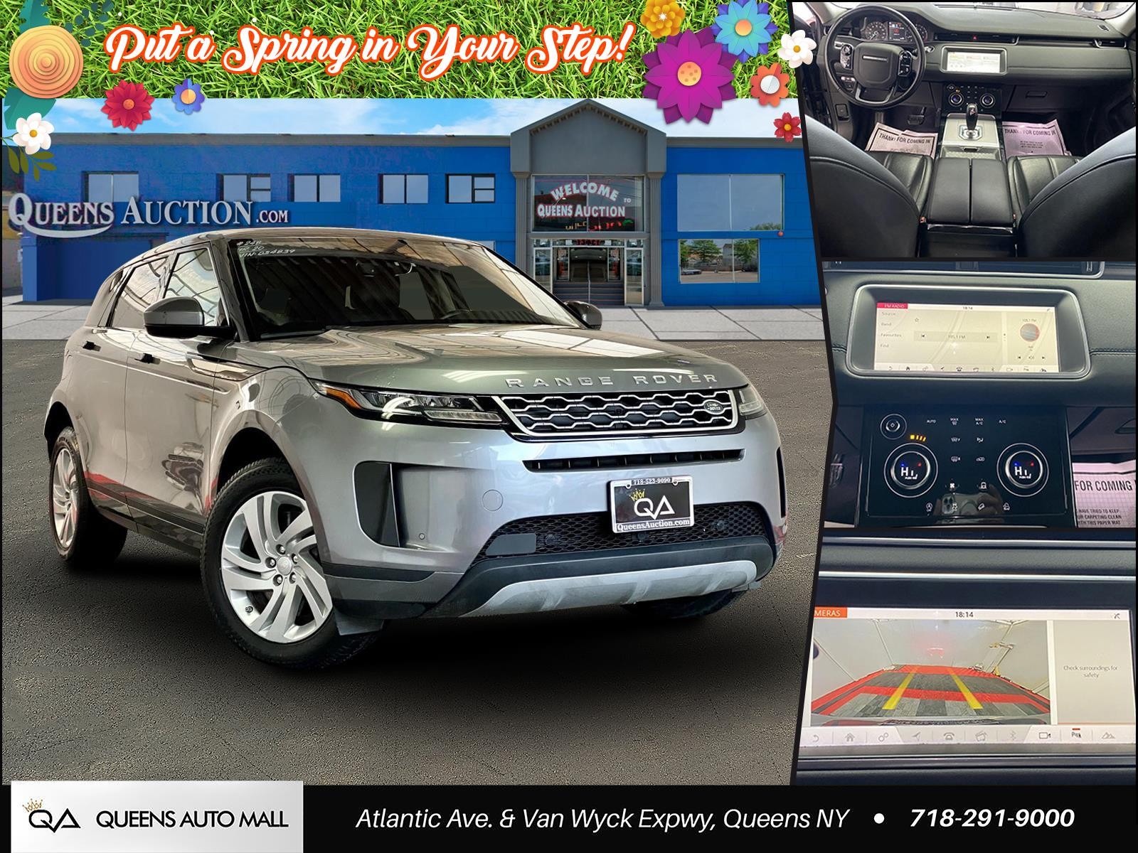 Gray (Corris Grey Metallic) 2020 Land Rover Range Rover Evoque P250 S AWD SUV / Crossover All-Wheel Drive Automatic