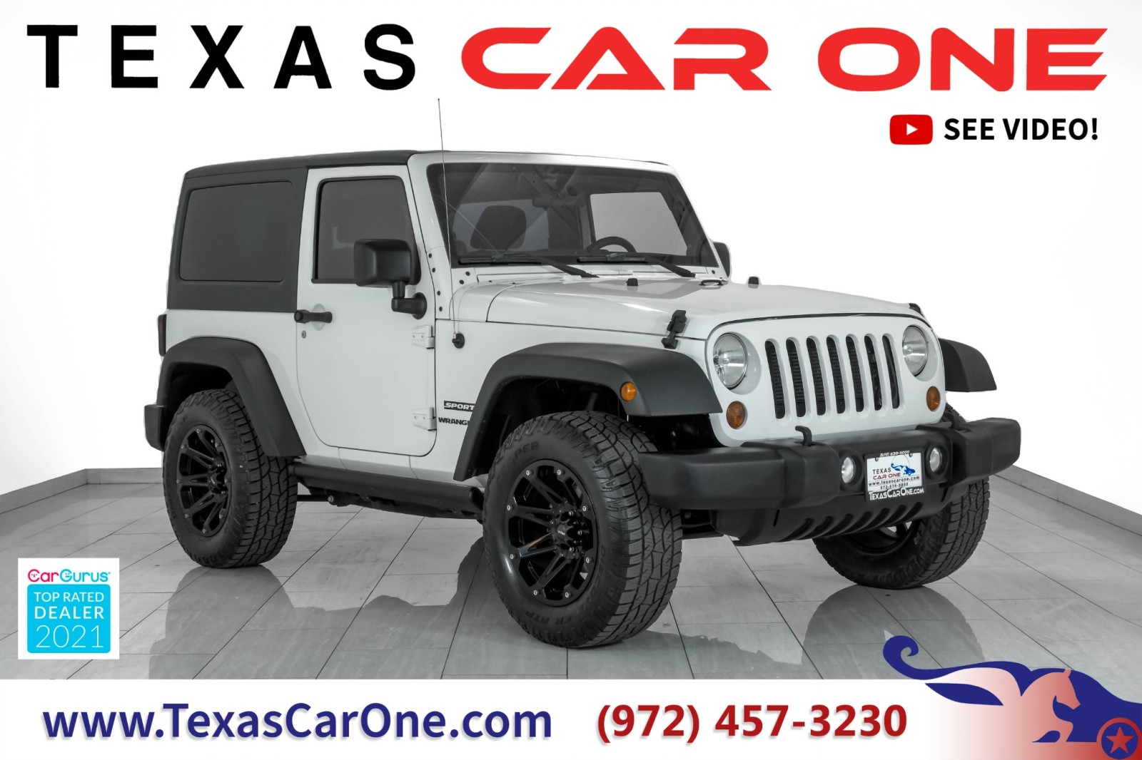 2013 Jeep Wrangler SPORT 4WD AUTOMATIC HARD TOP CONVERTIBLE CRUISE CO 1