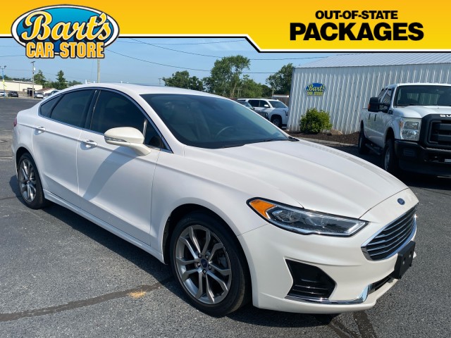 Oxford White 2019 Ford Fusion Sedan Front-Wheel Drive Automatic
