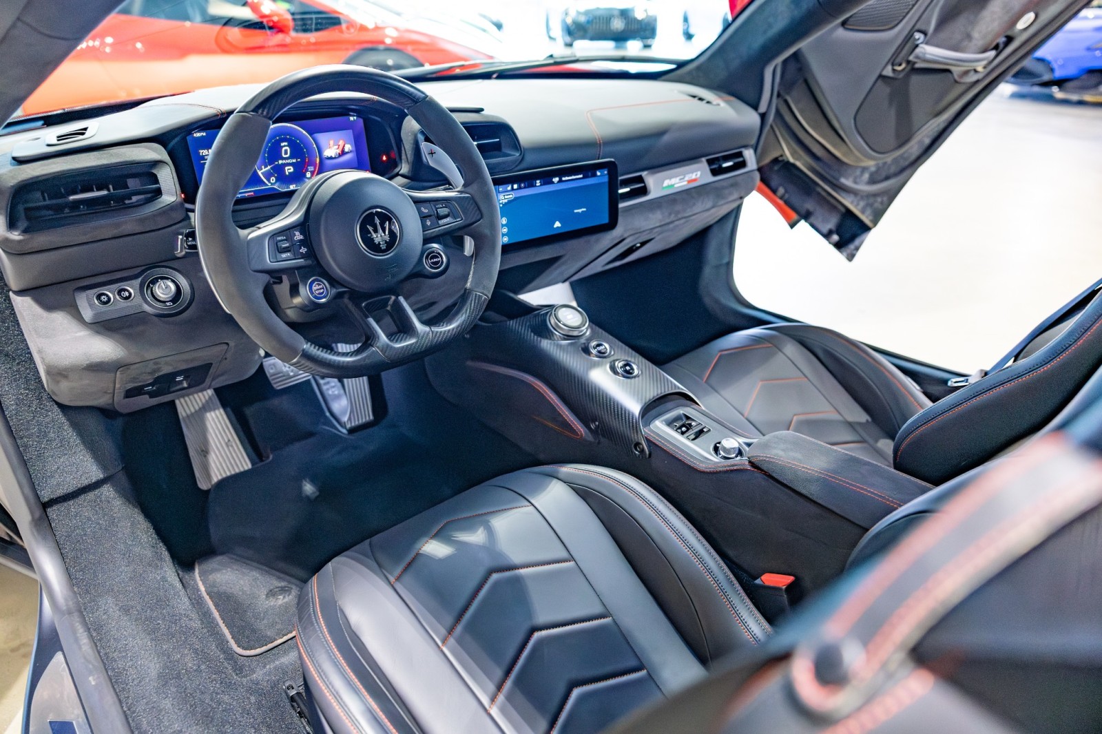 Used Car 2023 Maserati Mc20  - $286,345 Msrp - Carbon Ceramic Brakes - $10k Rosso Vincente Paint - Carbon Fiber Spoiler For Sale Under $200,000 In Boerne, Texas