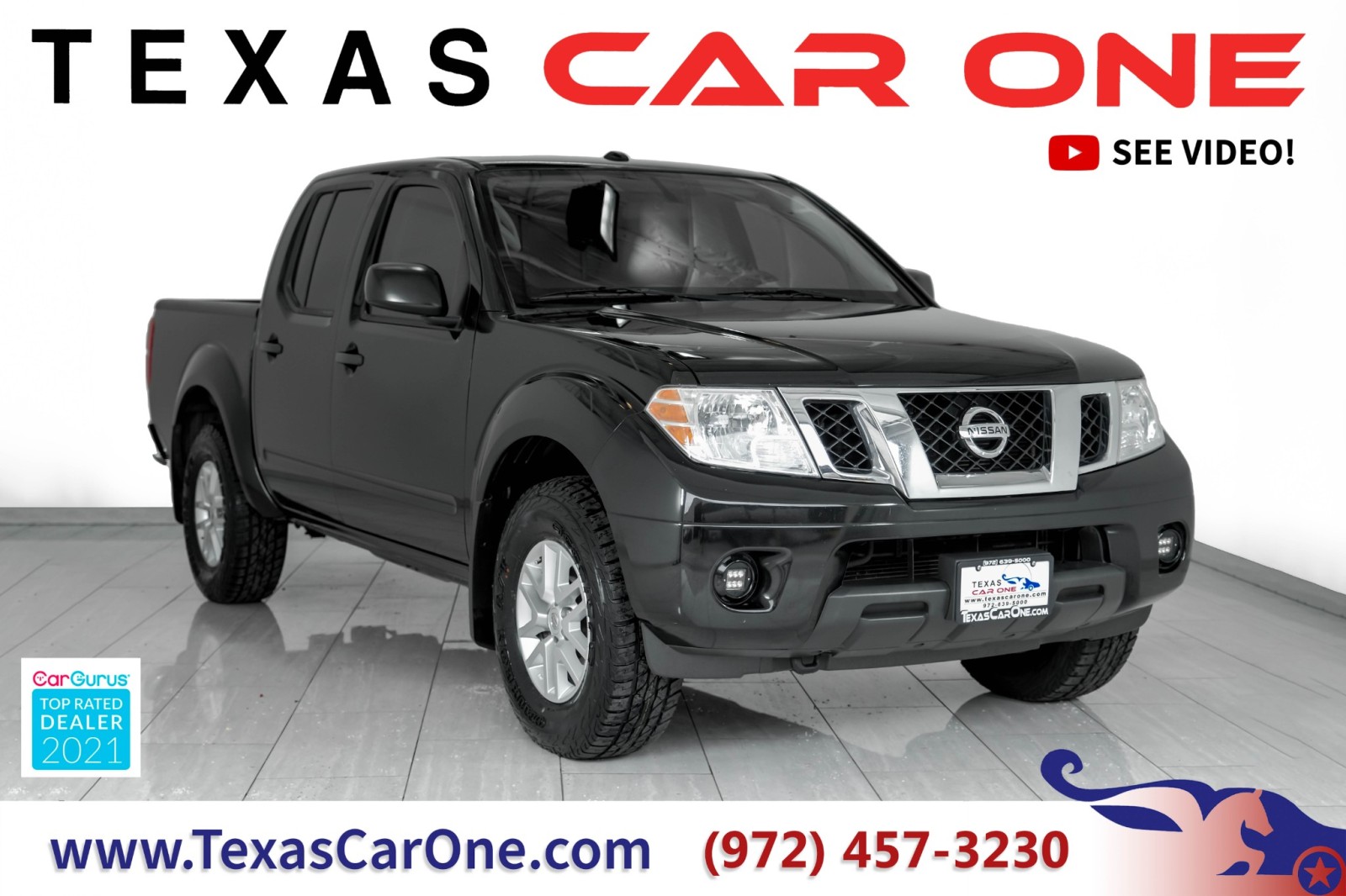 2017 Nissan Frontier SV CREW CAB 4WD AUTOMATIC BLUETOOTH TOW HITCH BED  1