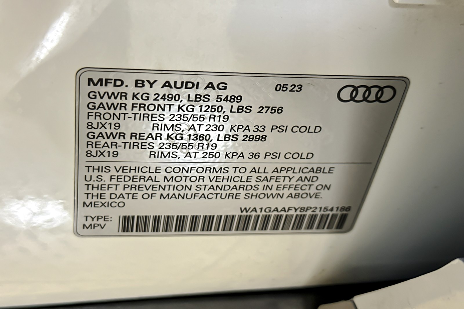 Used 2023 Glacier White Metallic Audi S line Premium 45 TFSI quattro image 26
