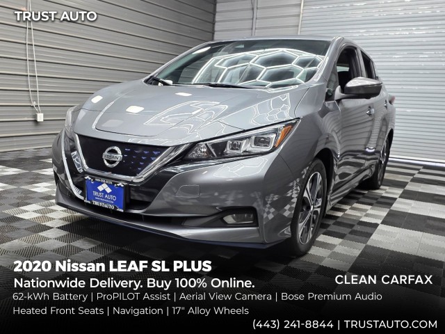 Gray (Gun Metallic) 2020 Nissan LEAF Hatchback Front-Wheel Drive 1-Speed Dual Clutch