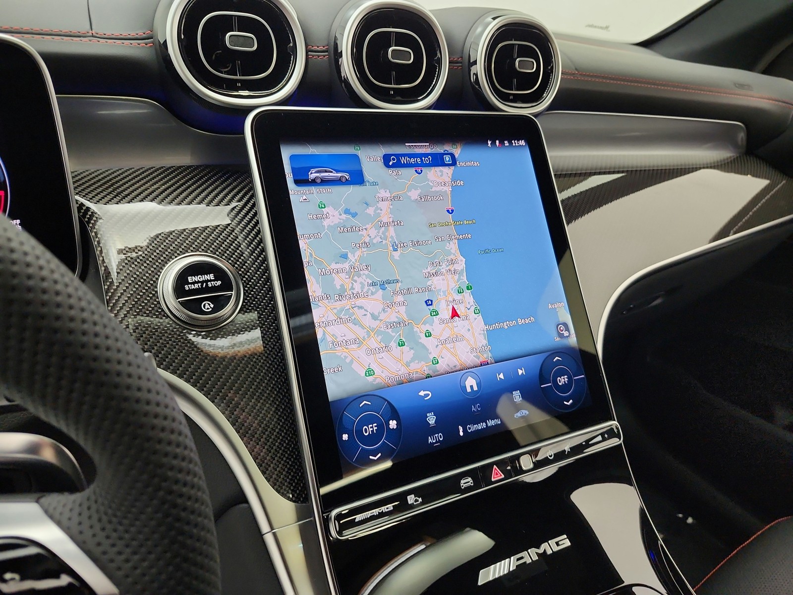 New 2026 MANUFAKTUR Graphite Grey Magno Mercedes-Benz AMG® GLC 43 image 10