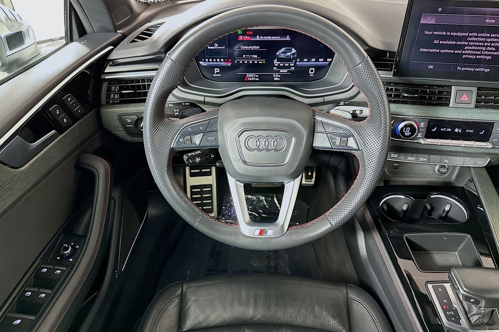 Used 2023 Mythos Black Metallic/Black Roof Audi Premium Plus image 5