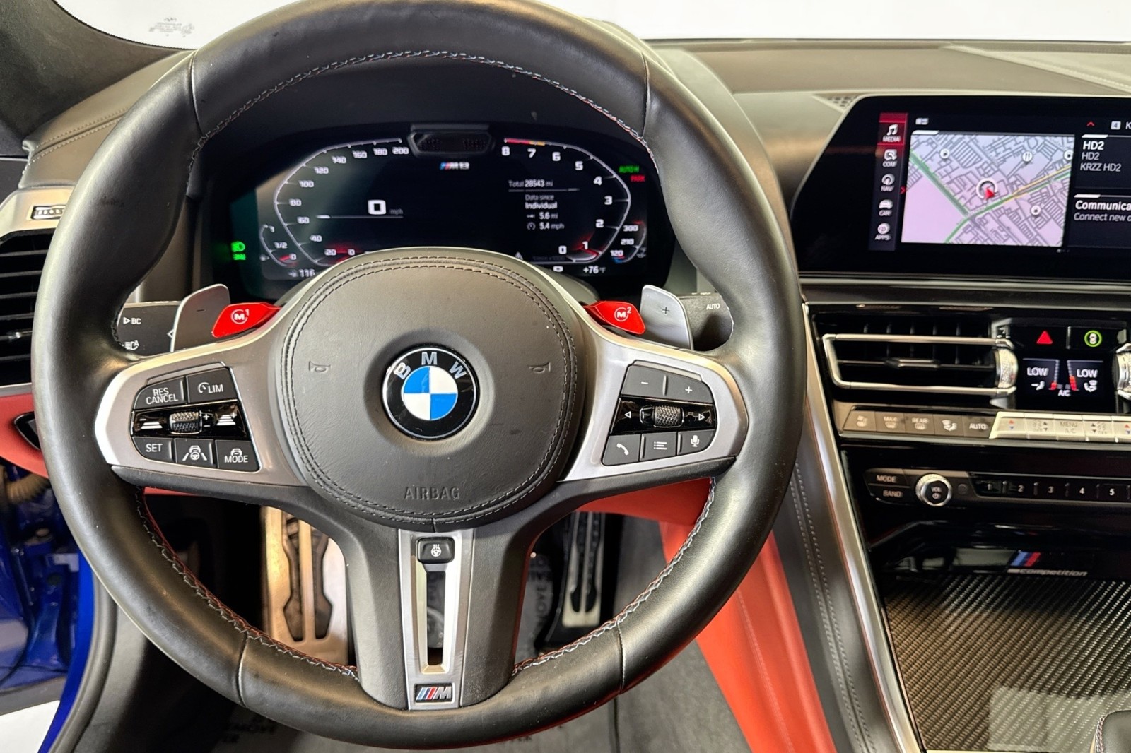Used 2022 Marina Bay Blue Metallic BMW Competition image 11