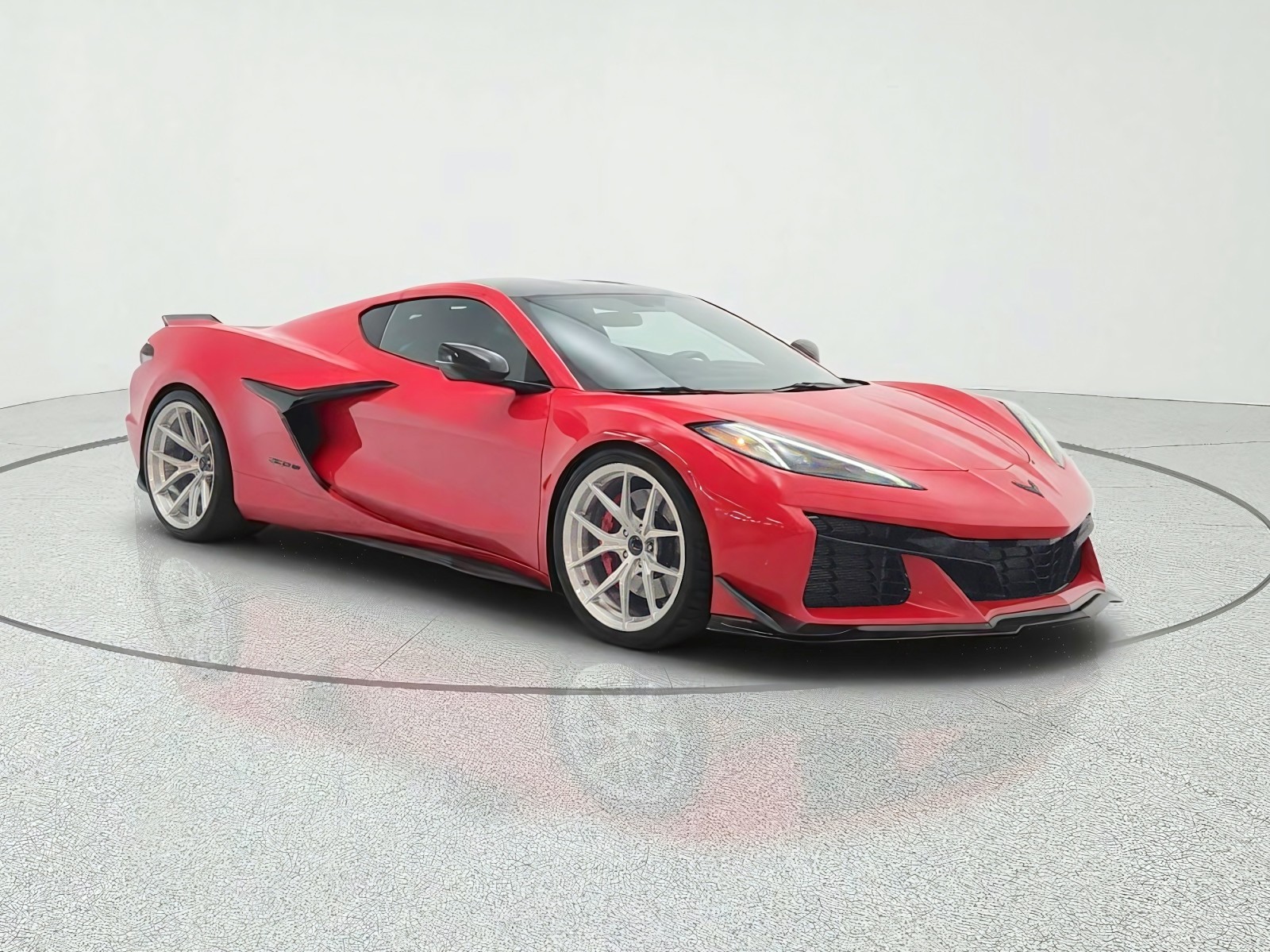 Used 2023 Torch Red Chevrolet 2dr Z06 Cpe w/1LZ image 3