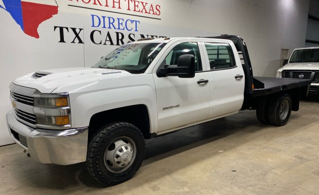 2018  Silverado 3500HD Work Truck 4x4 Diesel Flat Bed Dually Allison Crew Tow Pkg in , 