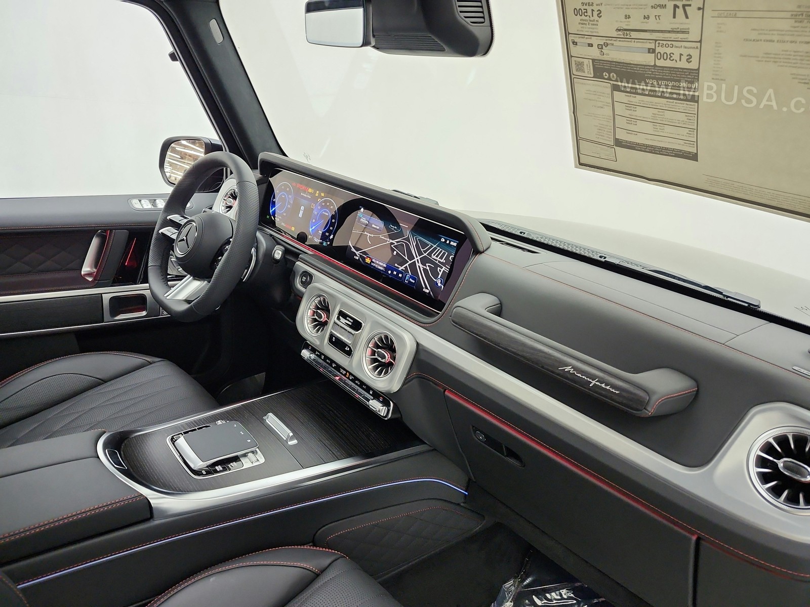New 2027 MANUFAKTUR Night Black magno Mercedes-Benz G 580e SUV image 14