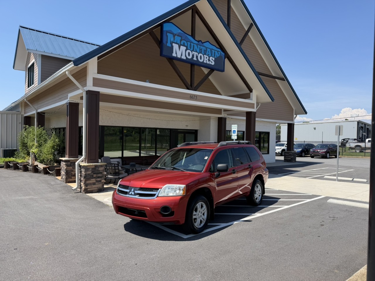Rave Red Pearl 2008 Mitsubishi Endeavor SUV / Crossover All-Wheel Drive Automatic