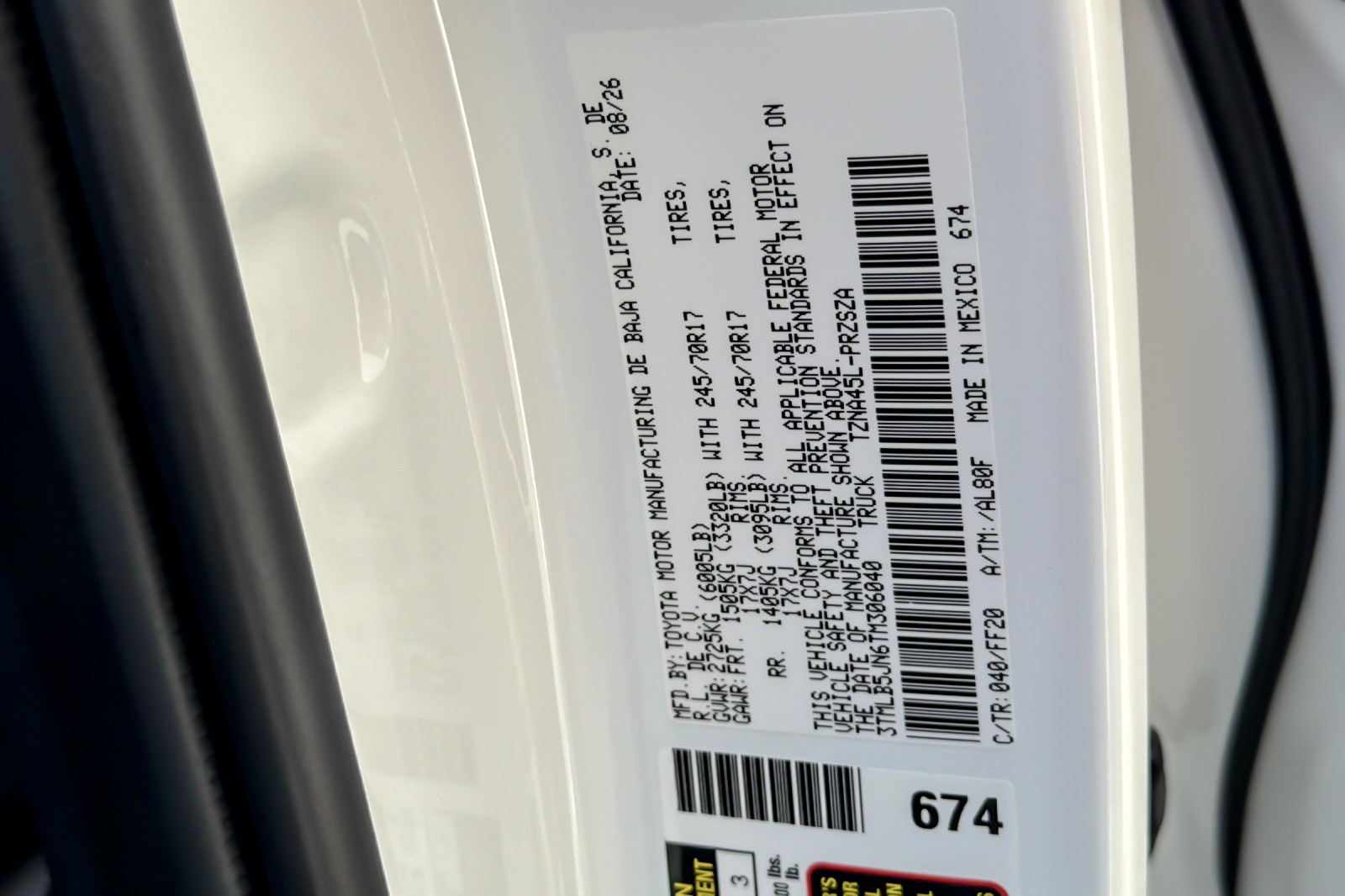 New 2026 Ice Cap Toyota SR5 image 26