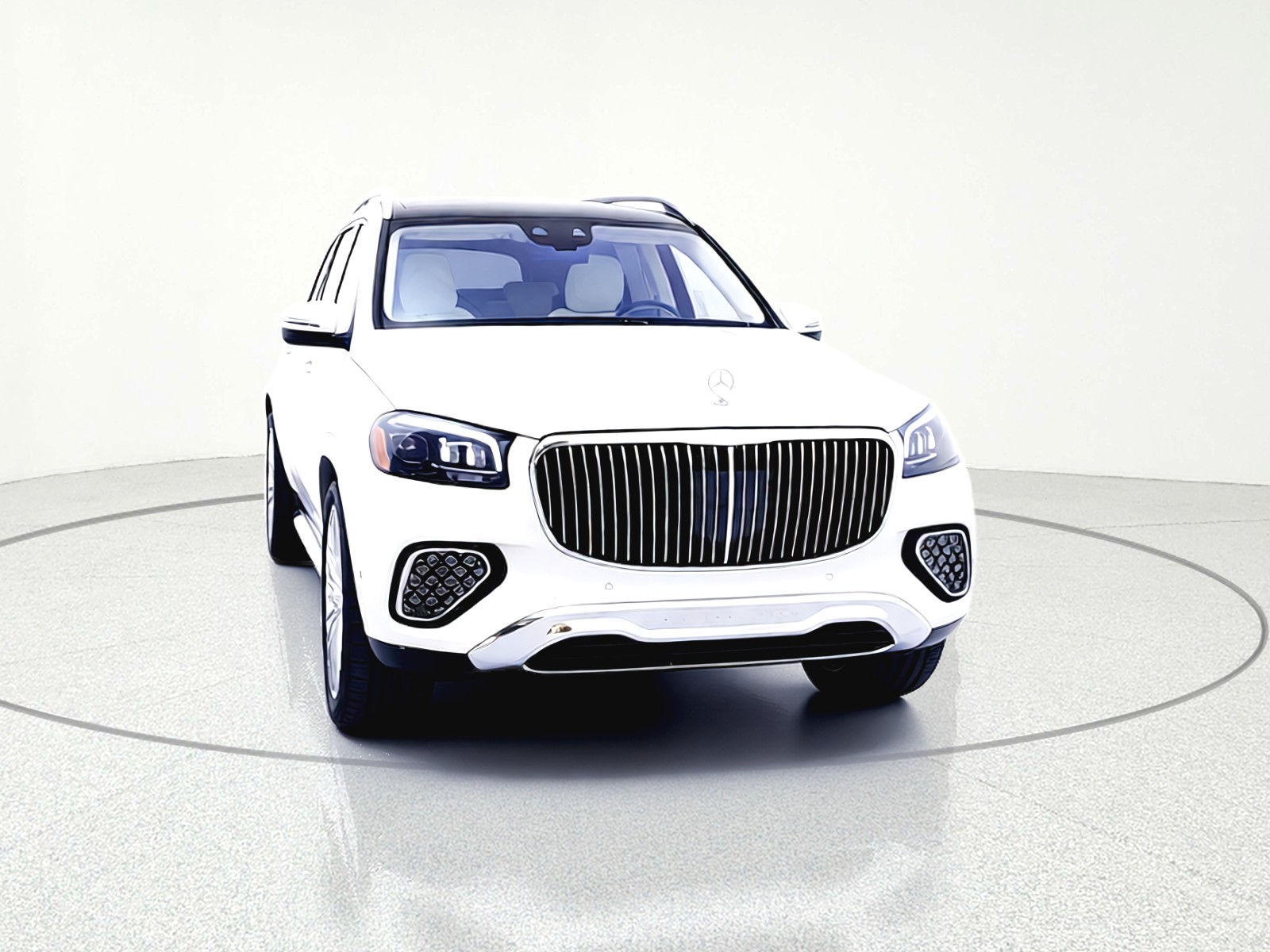 New 2026 MANUFAKTUR Moonlight White Metallic Mercedes-Benz Maybach GLS 600 image 5