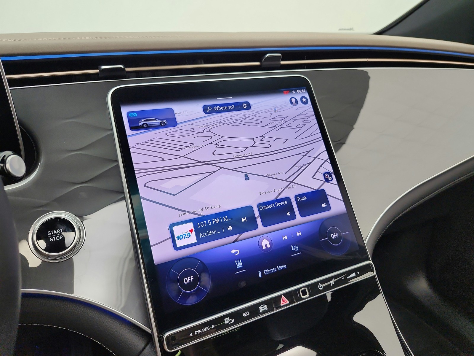 Used 2023 Obsidian Black Metallic Mercedes-Benz EQE 350+ SUV image 13