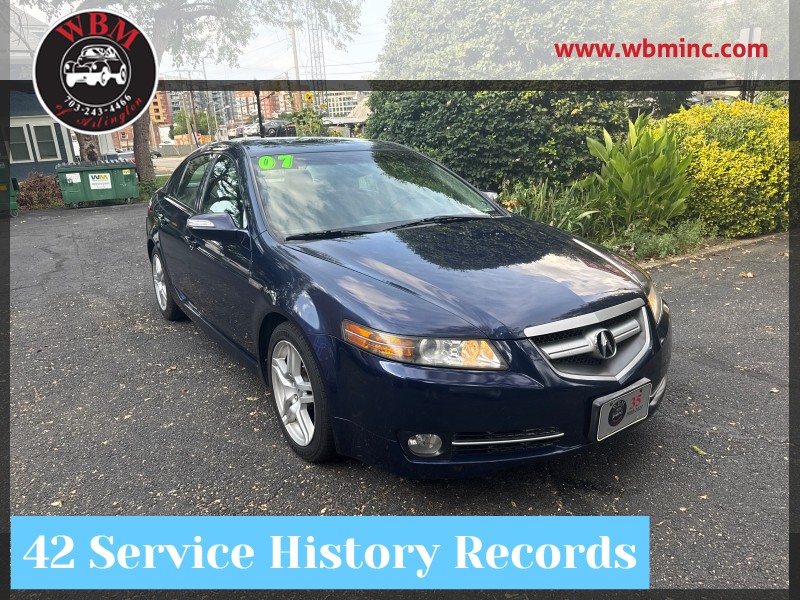 Royal Blue Pearl 2007 Acura TL Sedan Front-Wheel Drive Automatic
