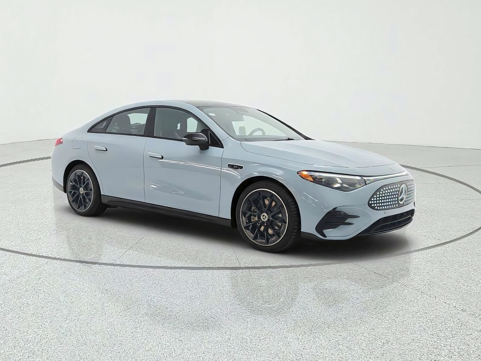 New 2027 Liquid Crystal Green Mercedes-Benz CLA 250+ Electric RWD image 3