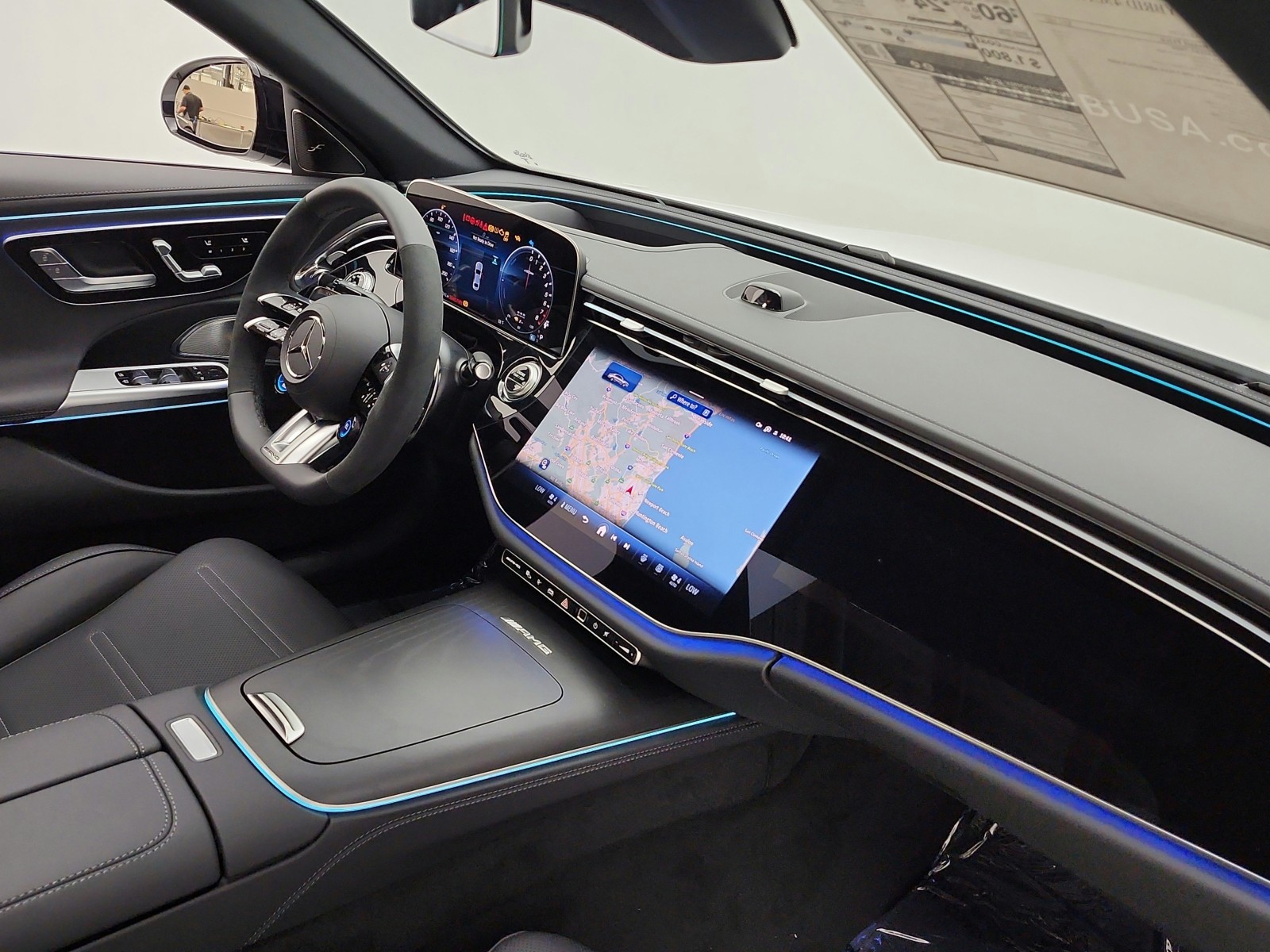 New 2027 MANUFAKTUR Moonlight White Metallic Mercedes-Benz AMG® E 53 Hybrid Sedan image 14