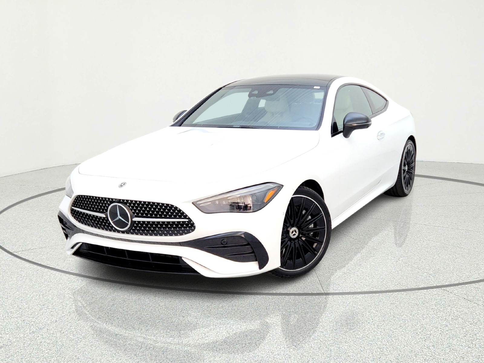 New 2026 MANUFAKTUR Moonlight White Metallic Mercedes-Benz CLE 450 4MATIC® Coupe image 2
