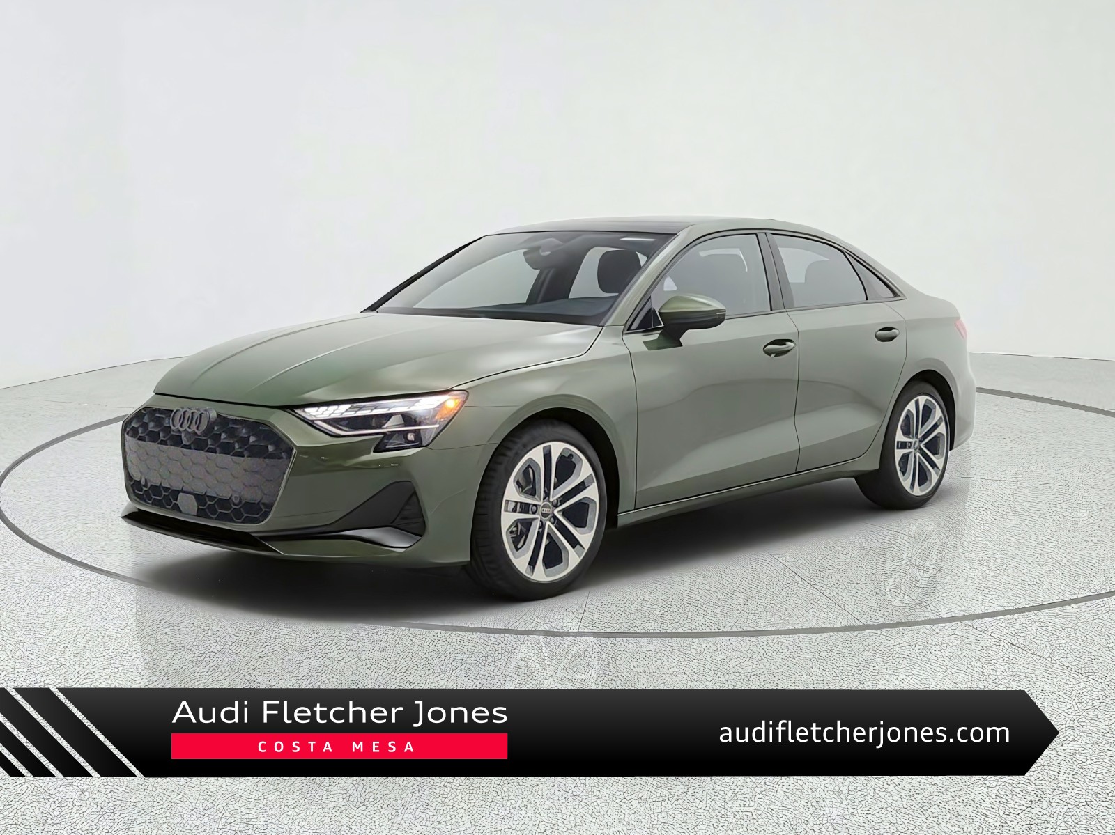 District Green Metallic 2026 Audi A3 Sedan All-Wheel Drive Automatic