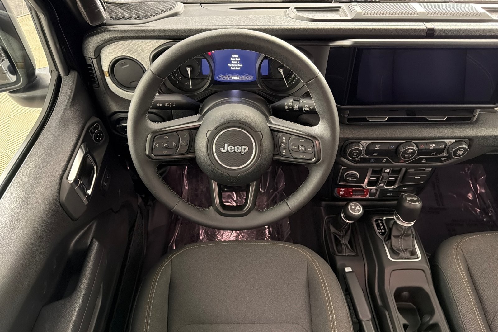 Used 2025 BLACK CLEAR COAT Jeep Sport S 4x4 image 13