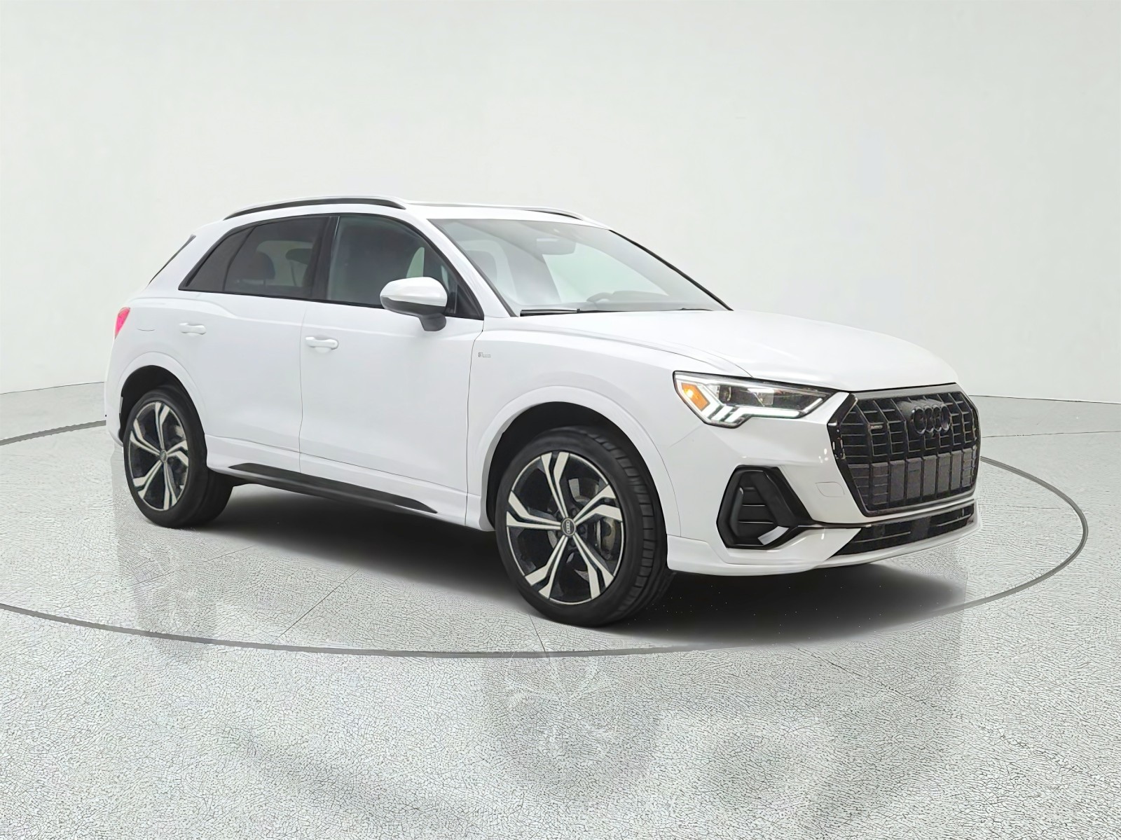 Used 2023 Glacier White Metallic Audi S line Premium Plus image 3