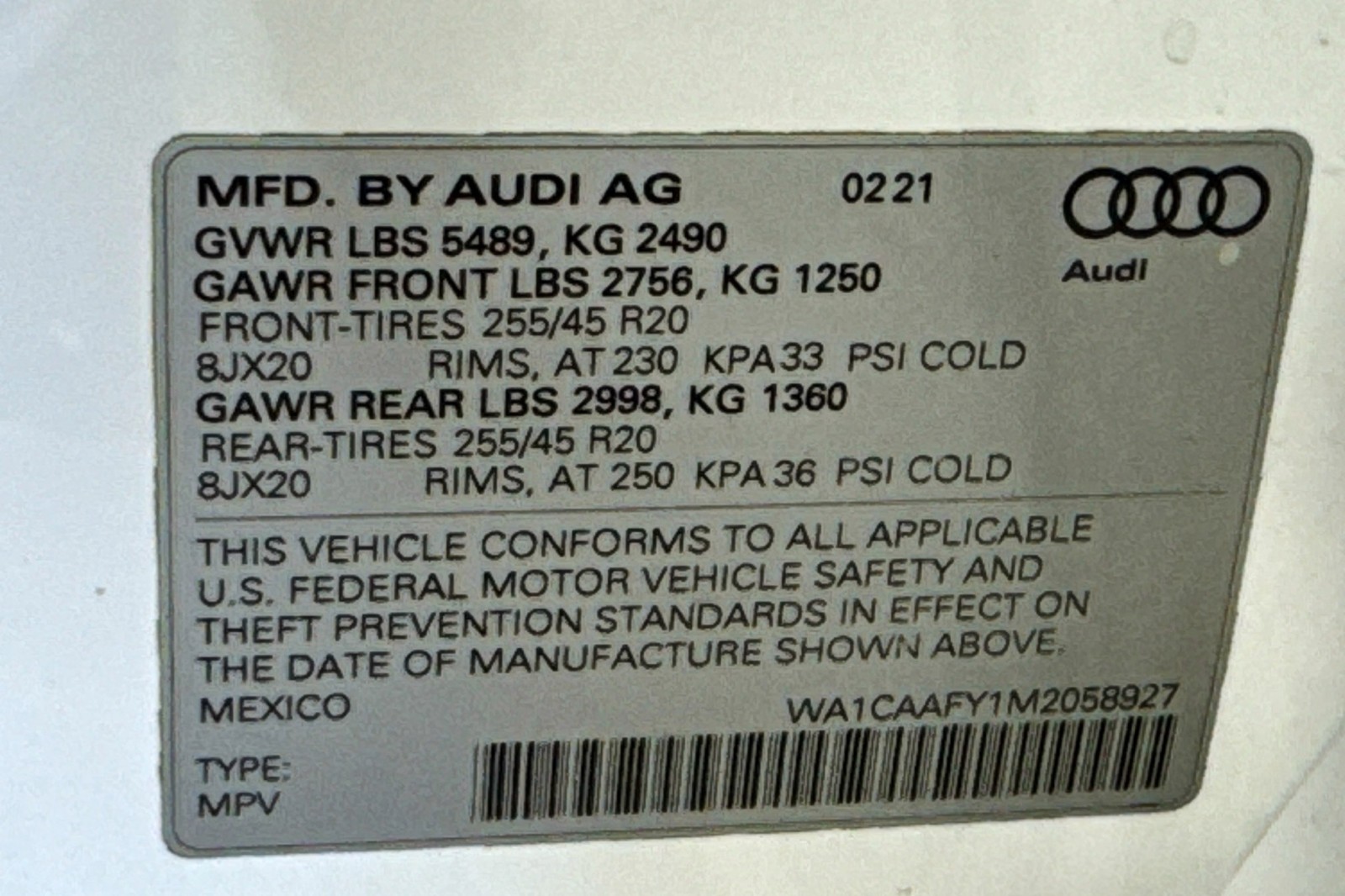 Used 2021 Glacier White Metallic Audi Prestige image 31