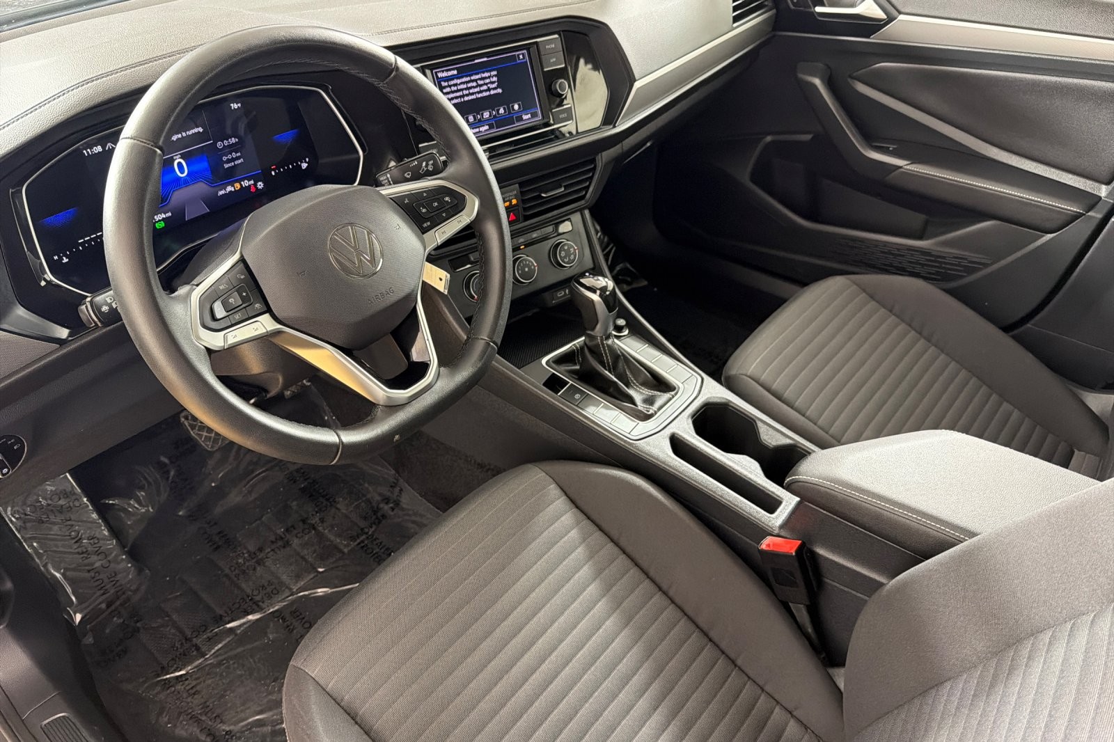 Used 2024 PLATINUM GRAY Volkswagen S Auto image 9