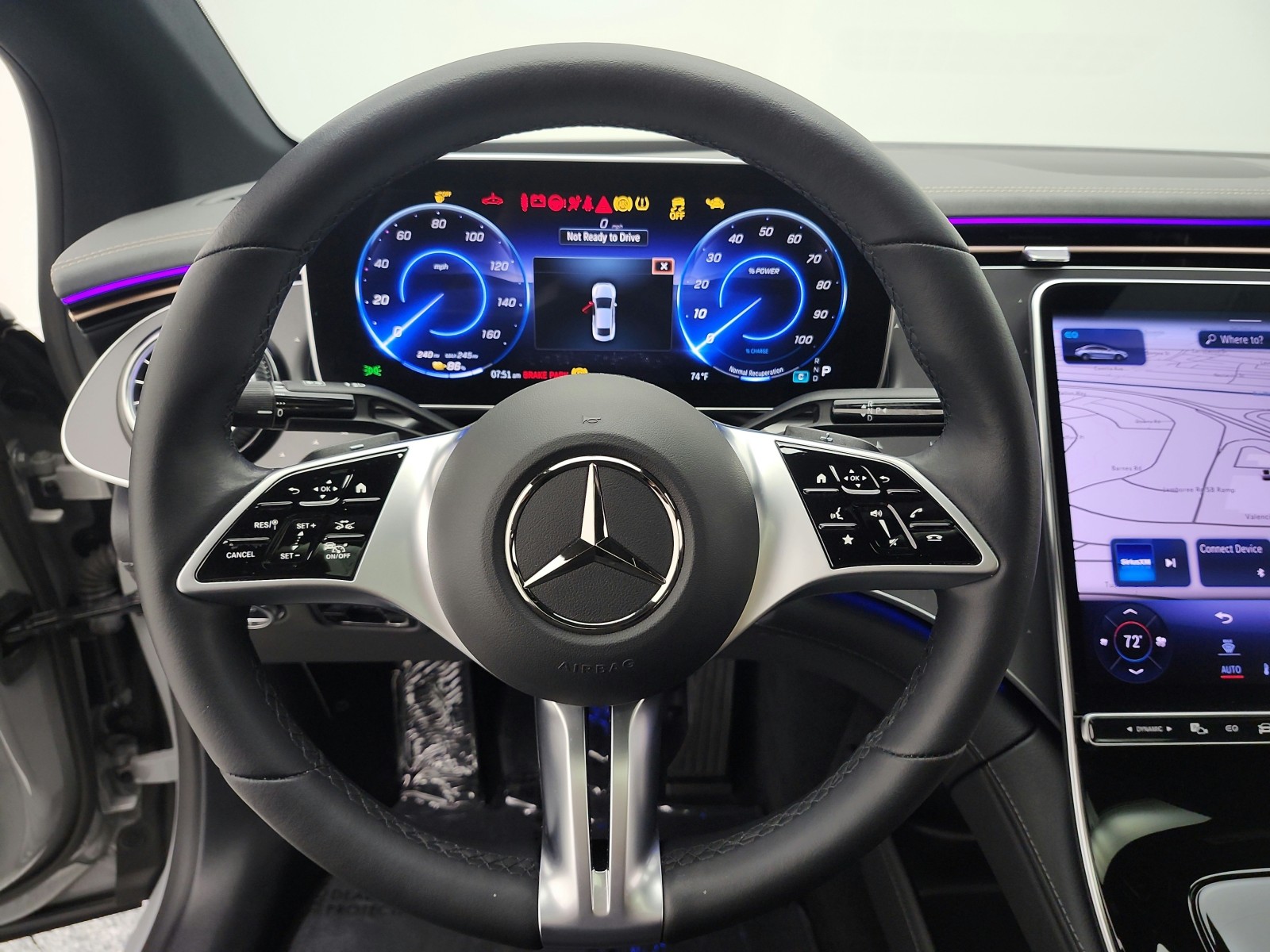 Certified Used 2024 MANUFAKTUR Alpine Grey Mercedes-Benz EQE 350 4MATIC® Sedan image 25