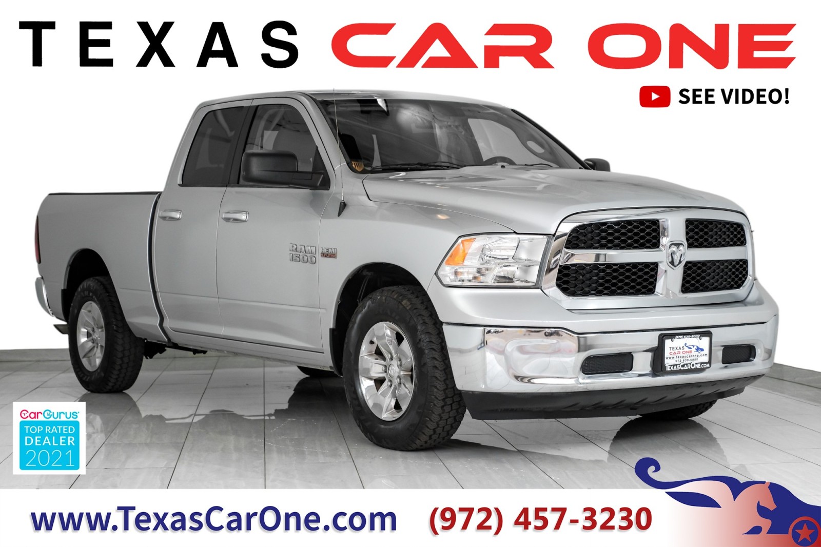 2014 Ram 1500 SLT QUAD CAB 5.7L HEMI AUTOMATIC BLUETOOTH CRUISE  1