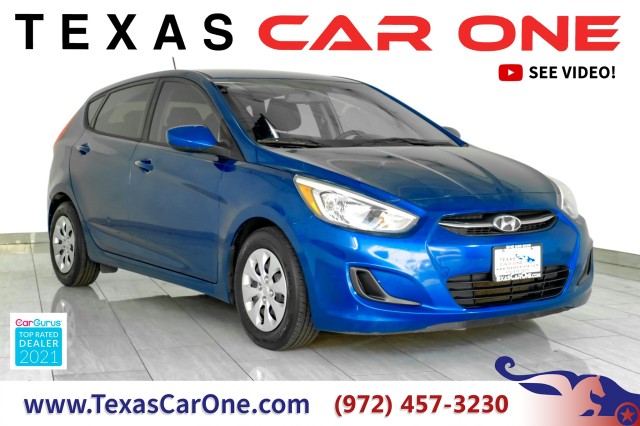 Pacific Blue Pearl 2016 Hyundai Accent Hatchback Front-Wheel Drive Automatic