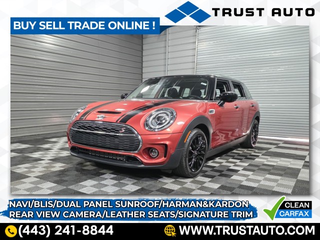 Pink (Coral Red Metallic) 2020 MINI Cooper Clubman S FWD Wagon Front-Wheel Drive 7-Speed Dual Clutch