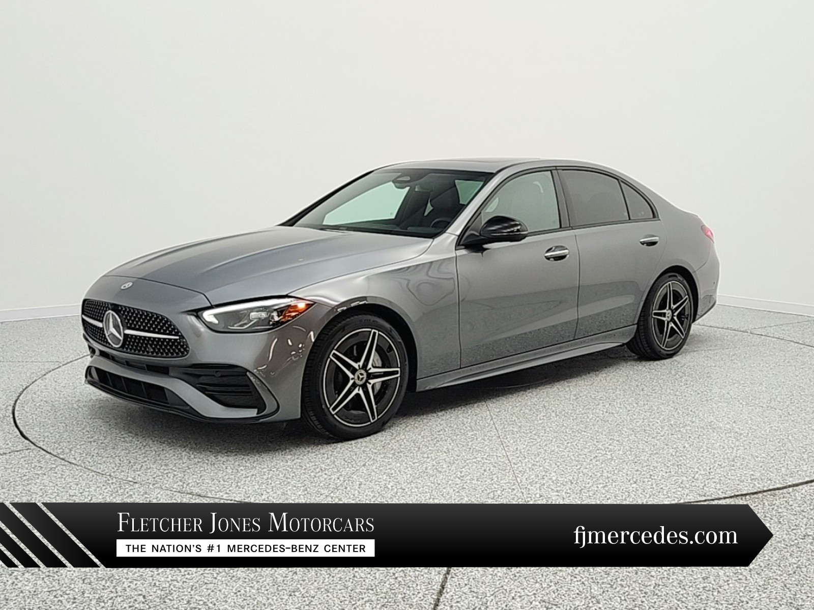 Gray (Selenite Grey Metallic) 2023 Mercedes-Benz C-Class C 300 RWD Sedan Rear-Wheel Drive Automatic