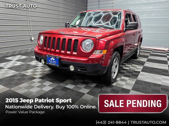 Deep Cherry Red Crystal Pearlcoat 2015 Jeep Patriot SUV / Crossover Front-Wheel Drive 6-Speed Automatic
