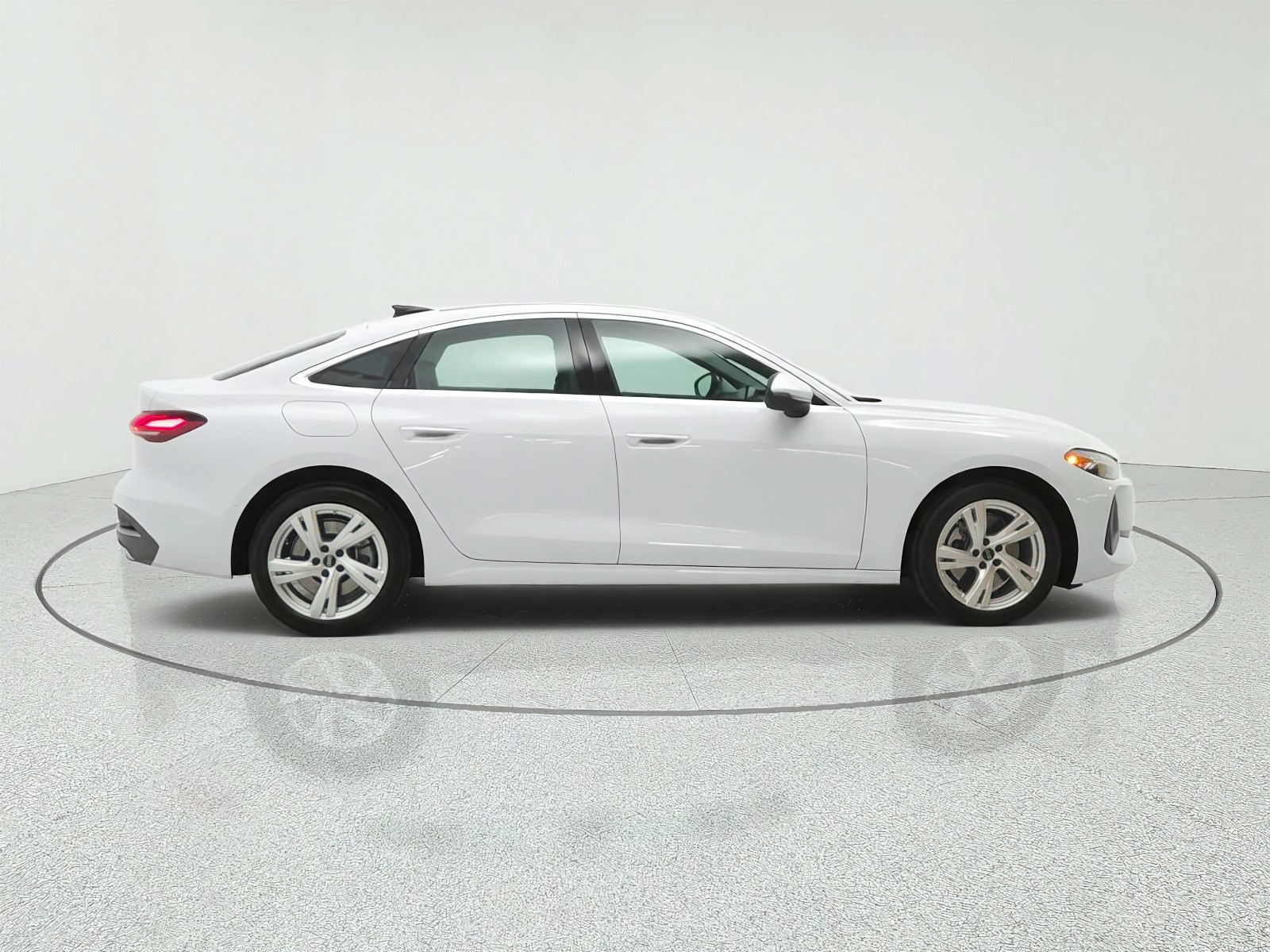 Used 2025 Glacier White Metallic Audi Premium Plus image 4