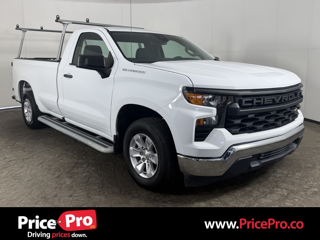 Summit White 2023 Chevrolet Silverado 1500 Pickup Truck 4X2 Automatic