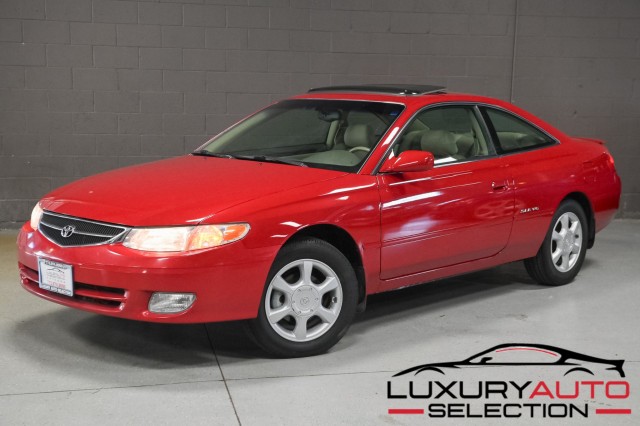 Red Flame Metallic 2000 Toyota Camry Solara Coupe Front-Wheel Drive Automatic