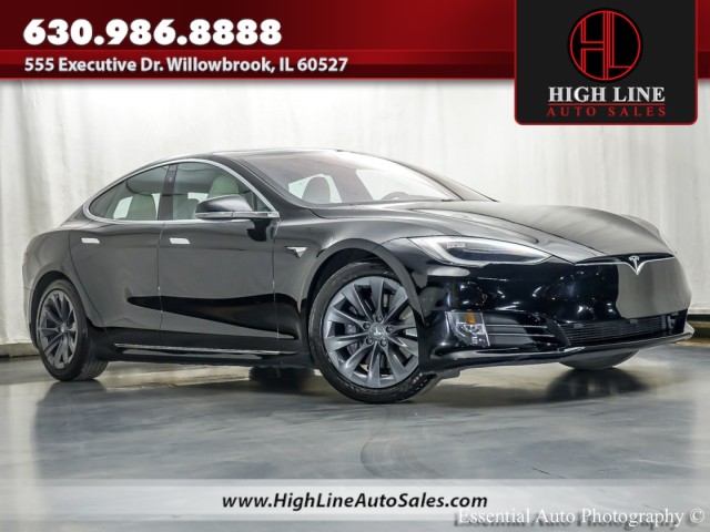 Solid Black 2020 Tesla Model S Long Range Plus AWD Sedan All-Wheel Drive Automatic