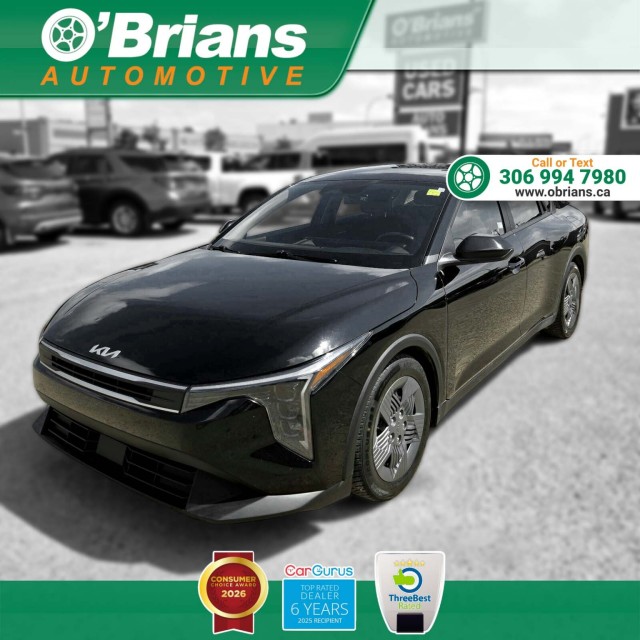 Aurora Black 2025 Kia K4 Sedan Front-Wheel Drive Automatic