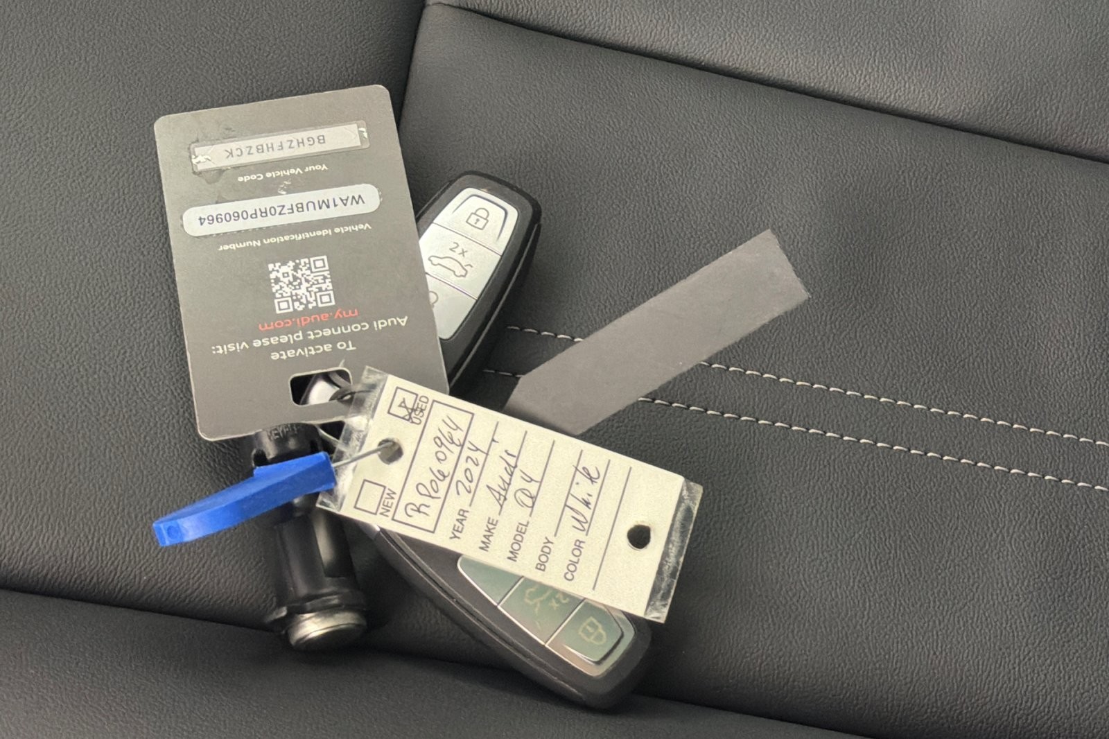 Used 2024 Glacier White Metallic Audi Prestige 55 quattro image 25