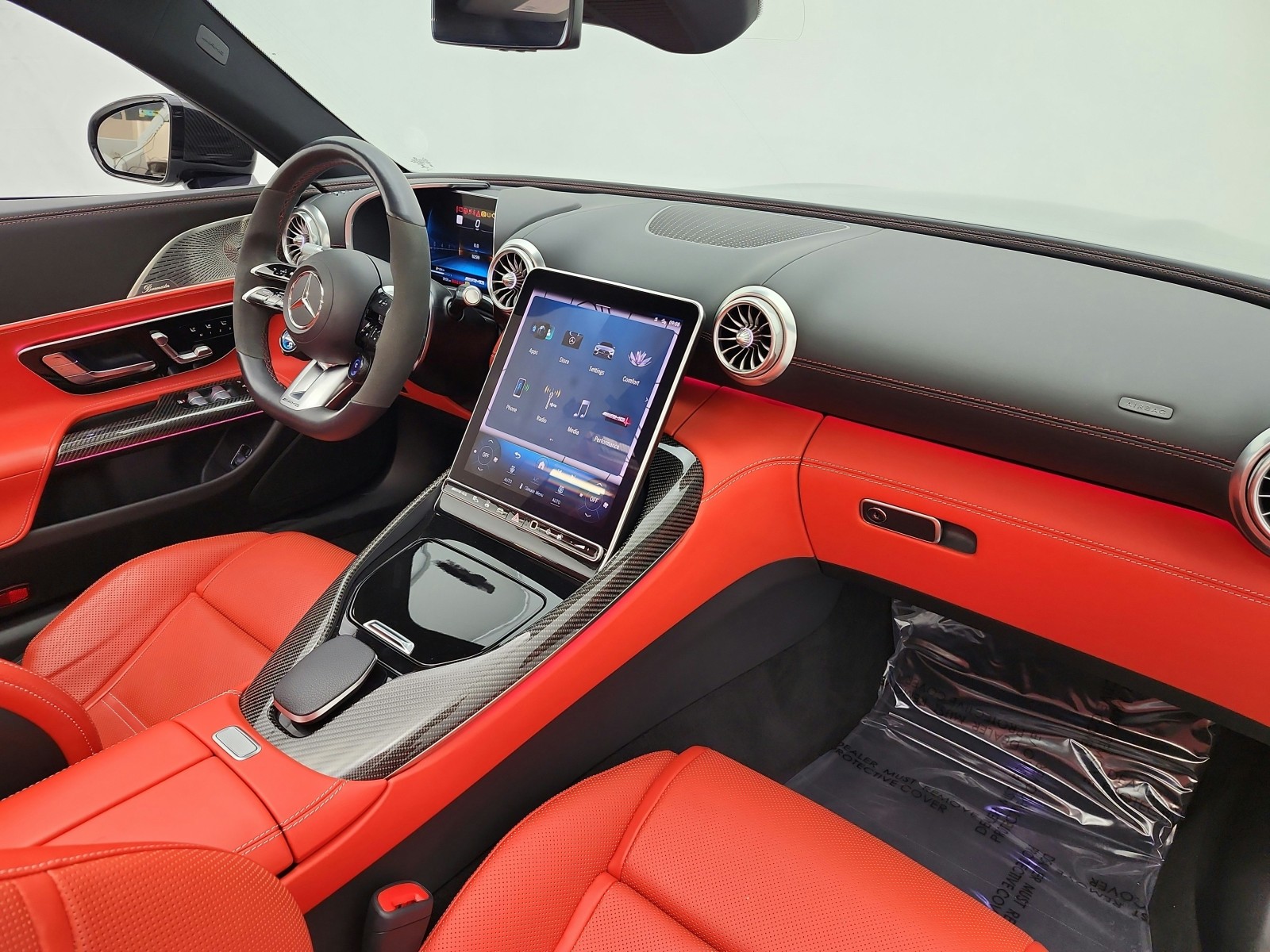 Certified Used 2022 MANUFAKTUR Alpine Grey Mercedes-Benz AMG® SL 63 Roadster image 19