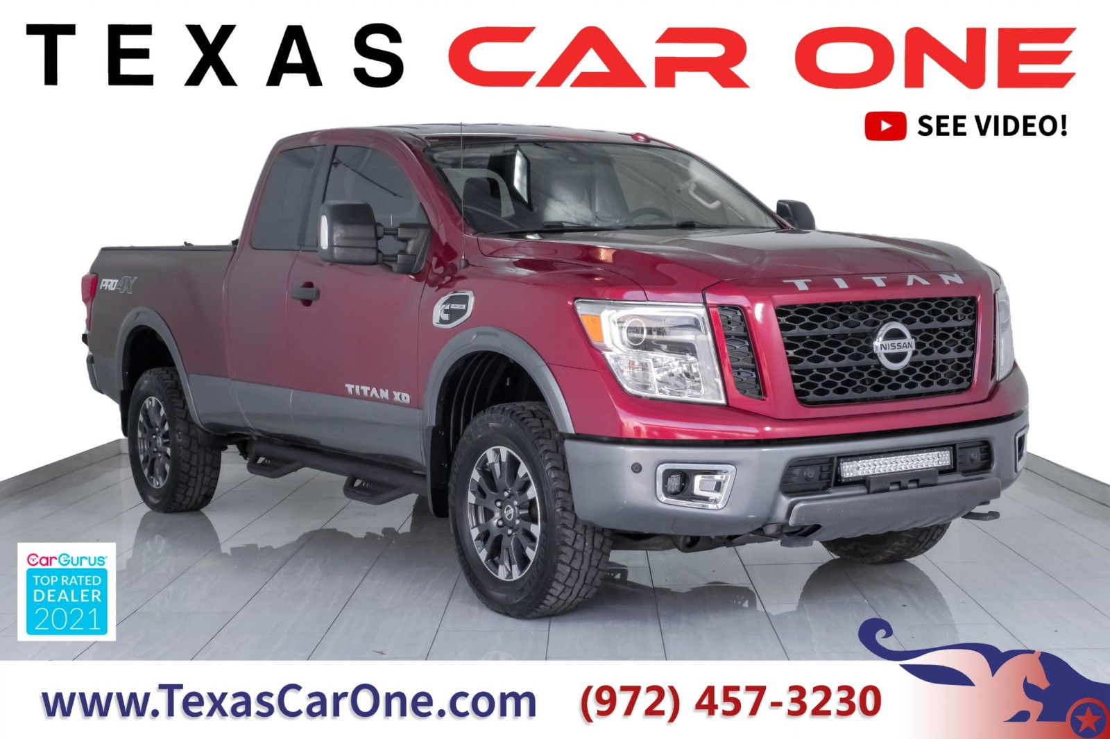 2017 Nissan Titan XD PRO-4X EXTENDED CAB 4WD AUTOMATIC BLIND SPOT ASSIS 1