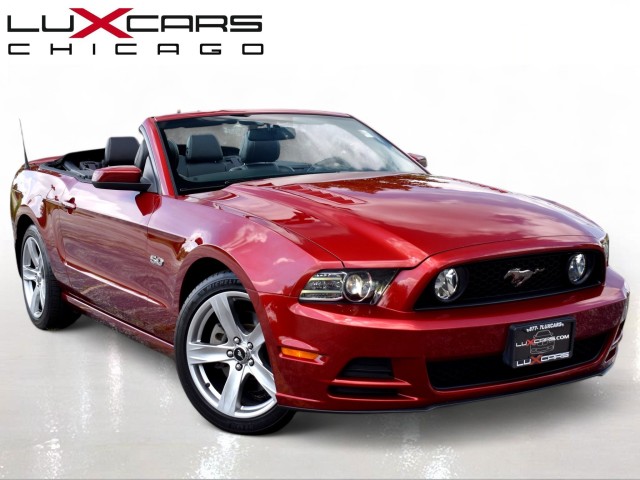 Ruby Red Metallic Tinted Clearcoat 2014 Ford Mustang Convertible Rear-Wheel Drive Manual