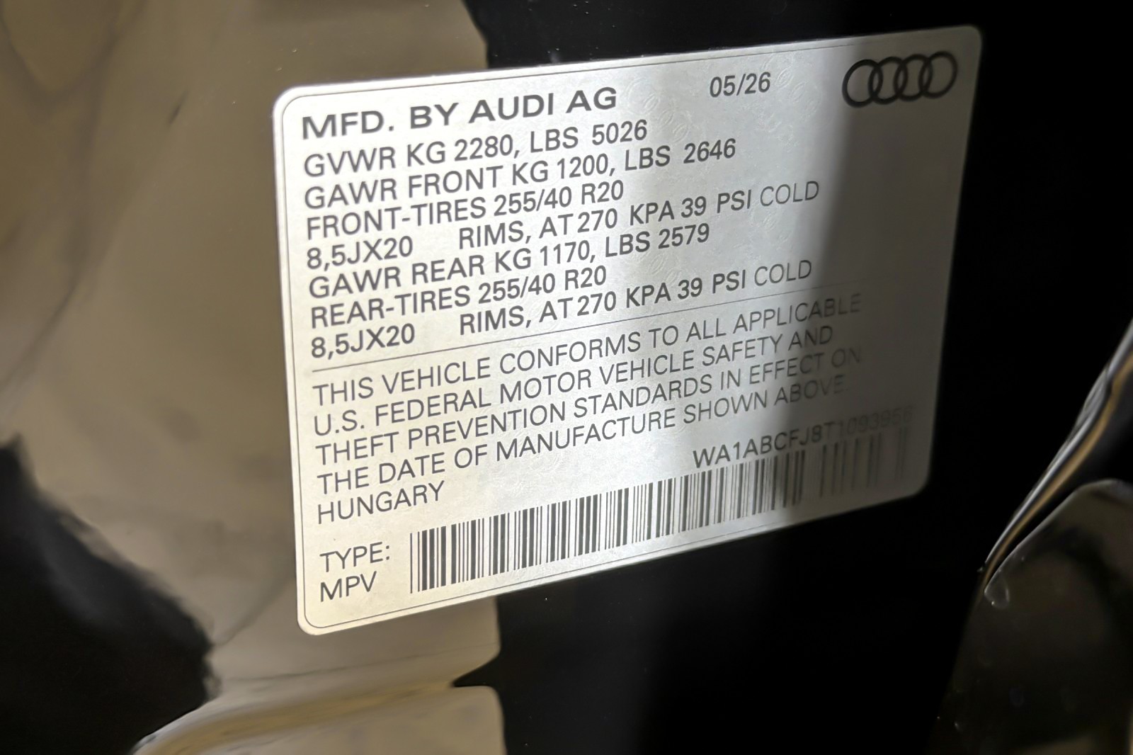 New 2026 Mythos Black Metallic Audi S line quattro image 28