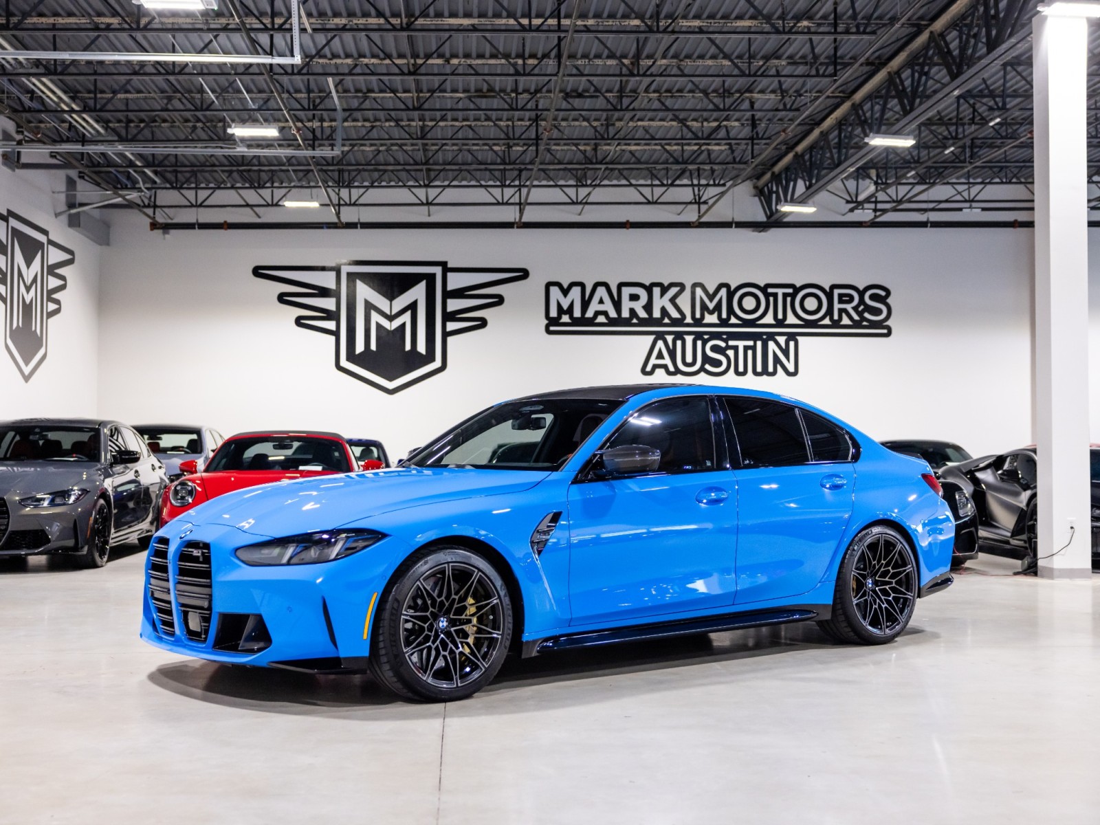 Riviera Blue 2025 BMW M3 Competition xDrive Sedan All-Wheel Drive Automatic